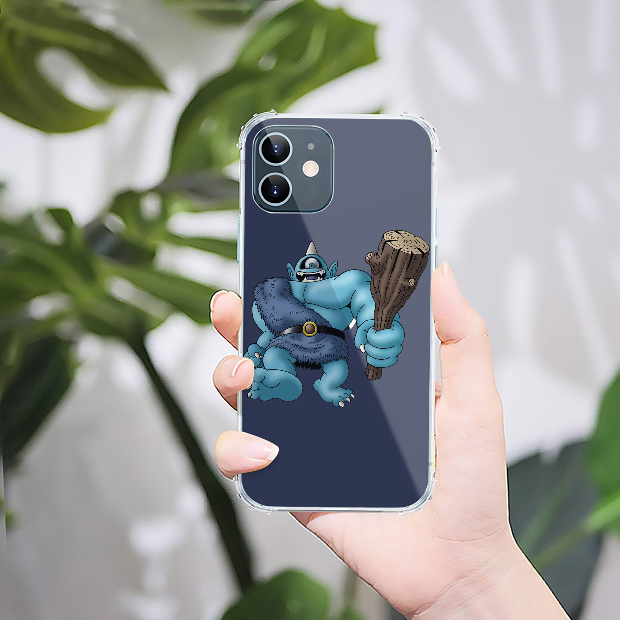 （画像用） ドラゴンクエスト Doragon Kuesuto Dragon Quest 【iPhone 12シリーズ対応】透明スマホケース（クリアソフトケース）
